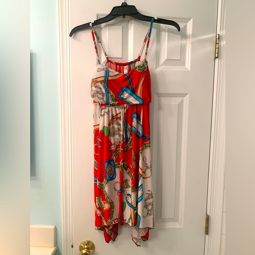 Patterned tank dress